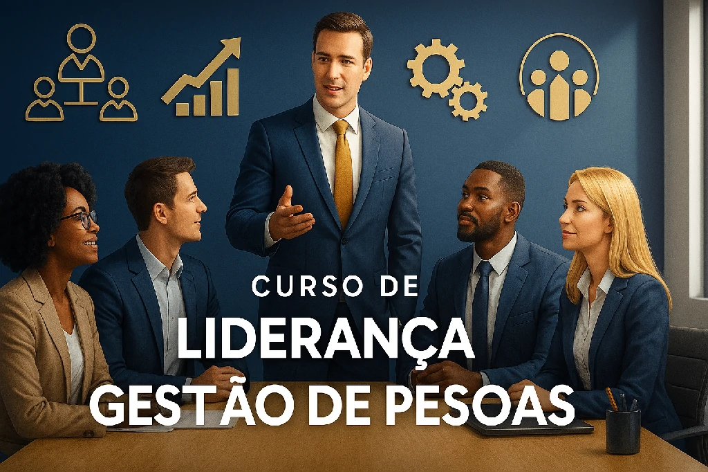 Capa do curso de LIDERANÇA E GESTÃO DE PESSOAS