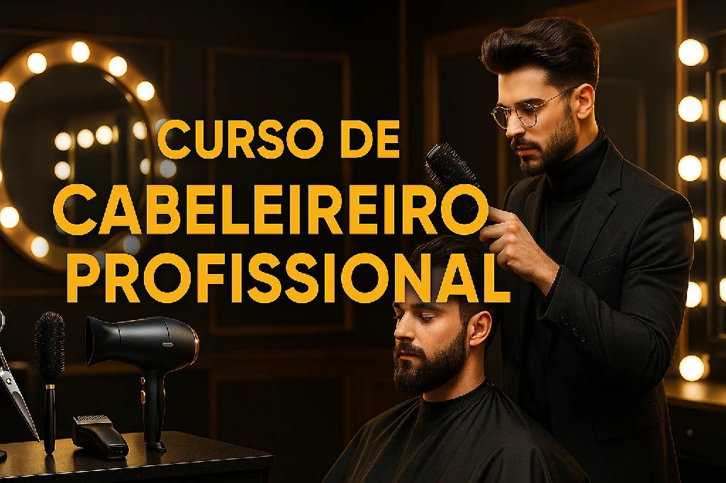 Capa do curso de CABELEIREIRO PROFISSIONAL