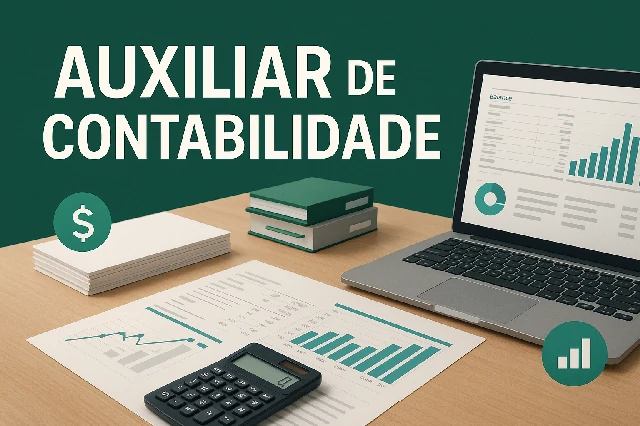 Capa do curso de AUXILIAR DE CONTABILIDADE