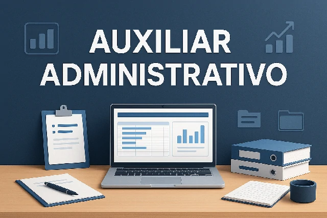 Capa do curso de AUXILIAR ADMINISTRATIVO