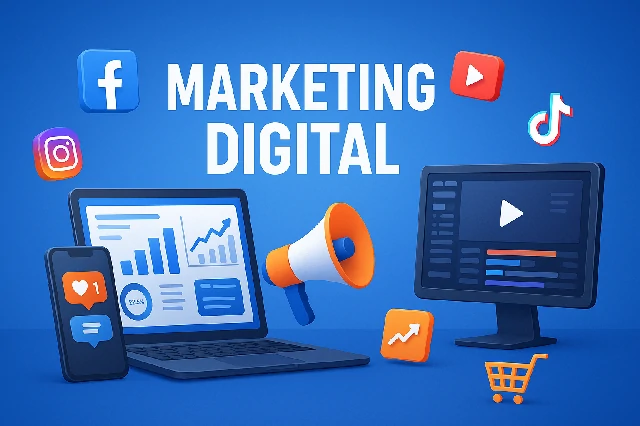 Capa do curso de MARKETING DIGITAL
