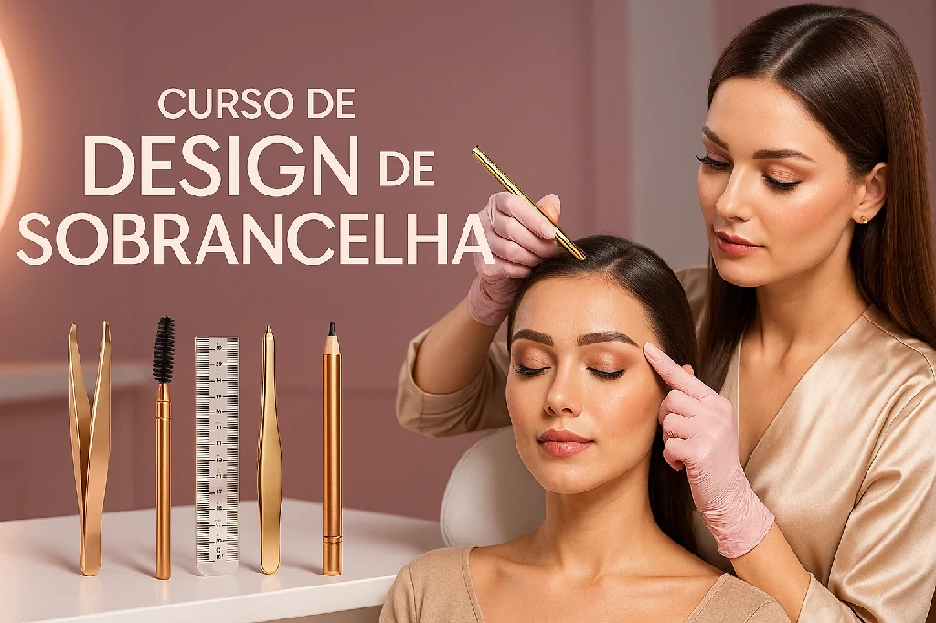 Capa do curso de DESIGN DE SOBRANCELHA
