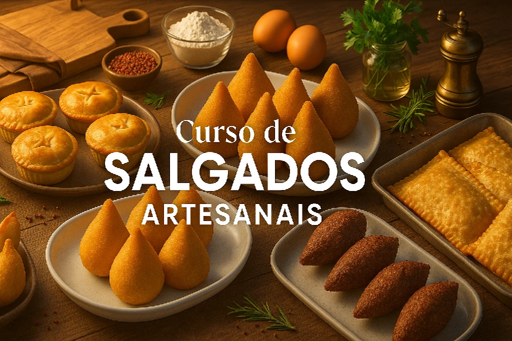 Capa do curso de SALGADOS ARTESANAIS