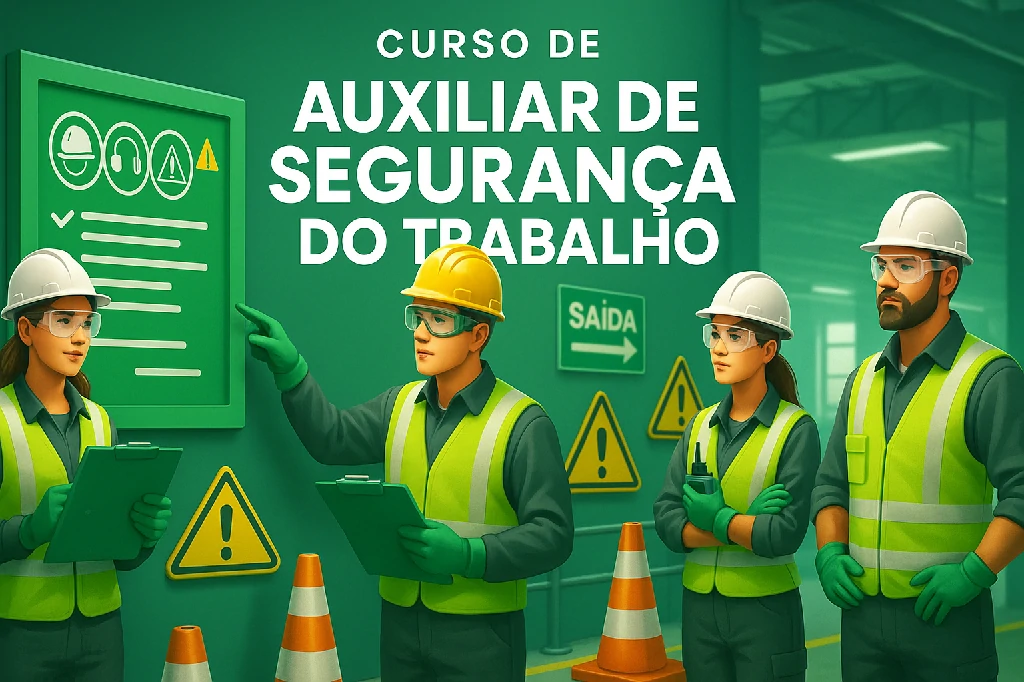 Capa do curso de AUXILIAR DE SEGURANÇA DO TRABALHO