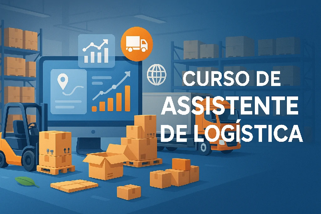 Capa do curso de ASSISTENTE DE LOGÍSTICA