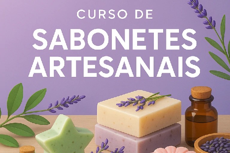 Capa do curso de SABONETES ARTESANAIS