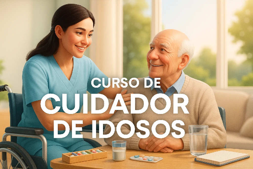 Capa do curso de CUIDADOR DE IDOSOS